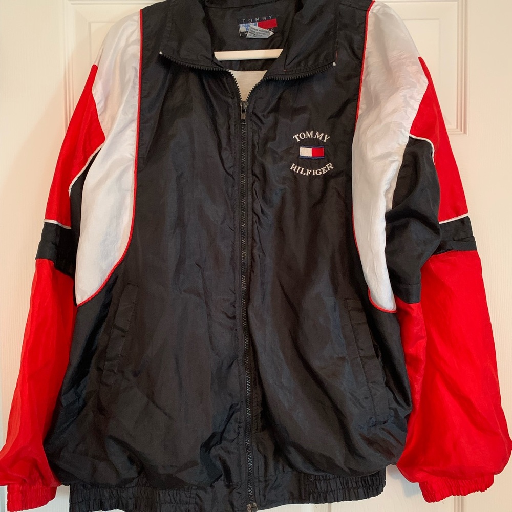 90s Vintage Tommy Hilfiger Windbreaker Jacket Men’s Size XXL